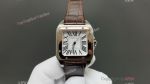 Cartier Santos 51*41.3mm for Men 44.2*35.6mm for Women 2824 Movement TT RG Case Couple Watch